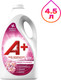 Гель для стирки A+ Fresh Flowers универсальный (4.5л) - 