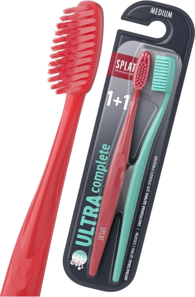 Набор зубных щеток Splat Professional Ultra Complet Medium (2шт)
