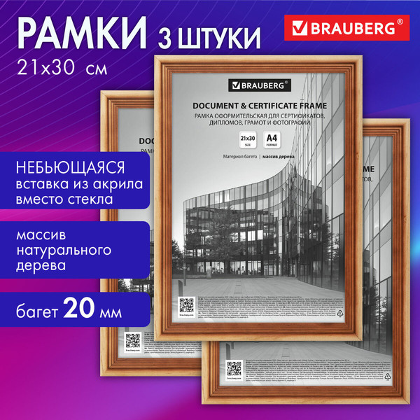 Набор рамок Brauberg 391353 (3шт)