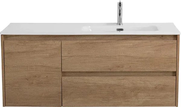 Тумба с умывальником BelBagno KRAFT-1200-2C-1A-SO-RNN-L + BB1200ETL-R