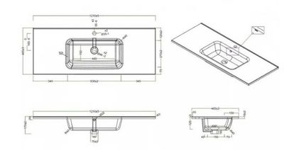 Тумба с умывальником BelBagno KRAFT-1200-4C-SO-2-RNN + BB1200-2-ETL