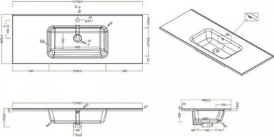 Тумба с умывальником BelBagno KRAFT-1200-4C-SO-2-RGB + BB1200-2-ETL