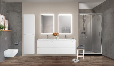 Тумба с умывальником BelBagno ETNA-1400-4C-SO-2-BL + BB1200-2-ETL