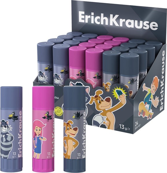 Клей-карандаш Erich Krause EasyStick Простоквашино / 60499