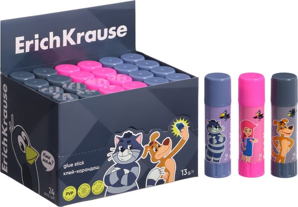 Клей-карандаш Erich Krause EasyStick Простоквашино / 60499