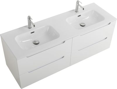 Тумба с умывальником BelBagno ETNA-1200-4C-SO-2-BL + BB1200-2-ETL