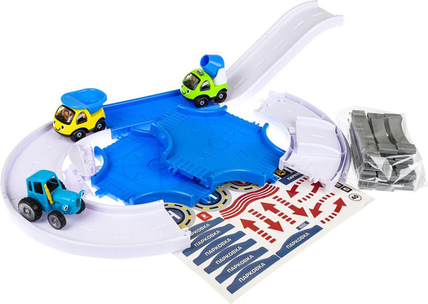 Изображение товара Паркинг игрушечный Технодрайв Парковка Синий трактор / A1521619W-R