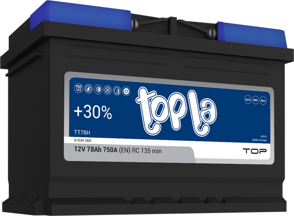 Автомобильный аккумулятор Topla R+ Top 78R L3