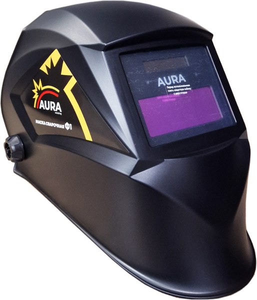 Сварочная маска AURA welding Ф1 СБ Хамелеон 90x35мм DIN 3/11