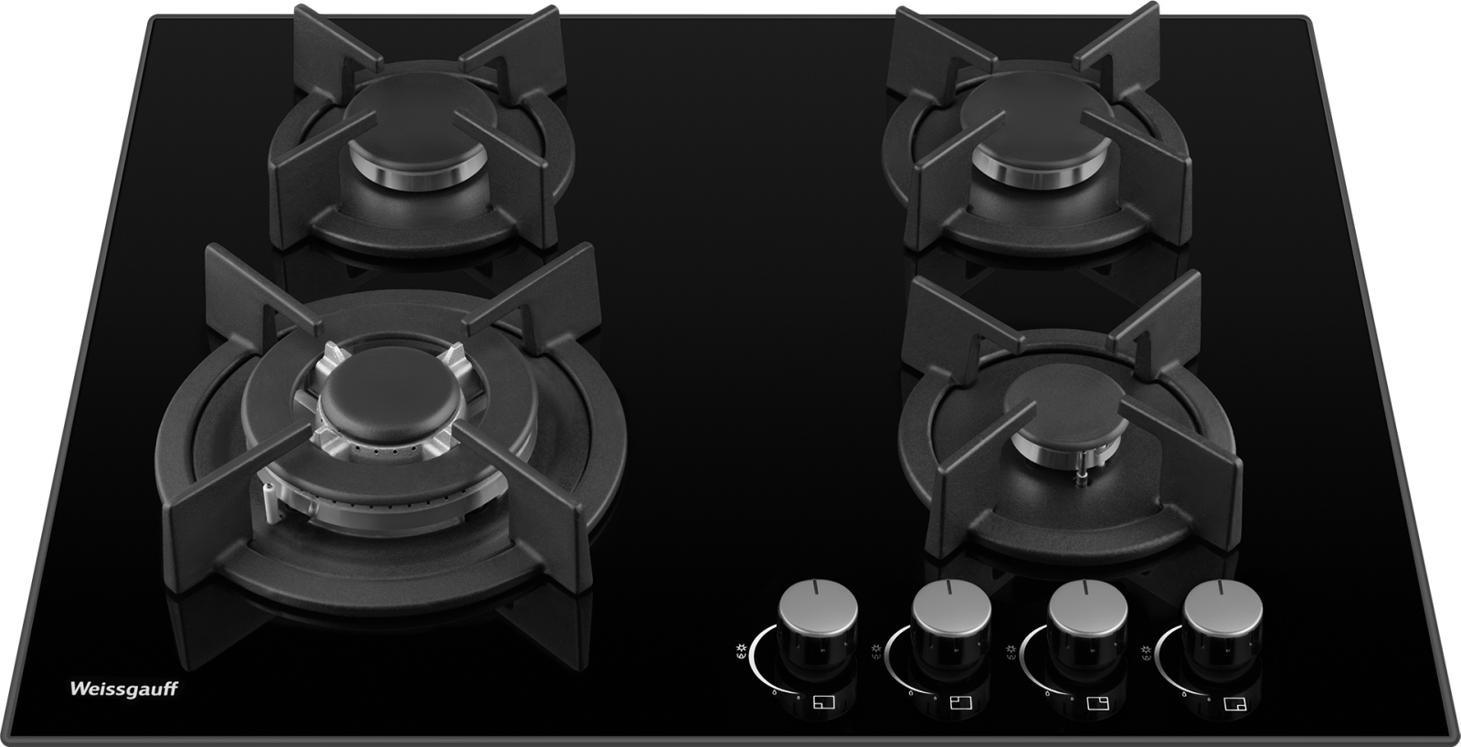 Газовая варочная панель Weissgauff HG 640 BGH