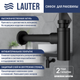 Сифон Lauter 21635B (черный матовый) - 