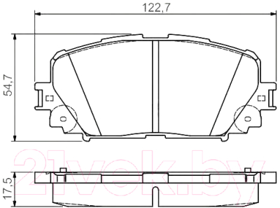

Тормозные колодки Bosch, 0986495109