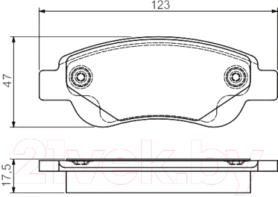 

Тормозные колодки Bosch, 0986495085