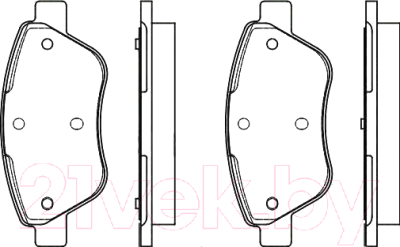 

Тормозные колодки Bosch, 0986495102