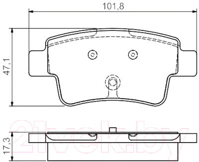 

Тормозные колодки Bosch, 0986495111