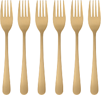 

Набор десертных вилок Maku Kitchen Life, Matt Gold 310546