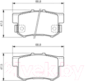 

Тормозные колодки Bosch, 0986494358