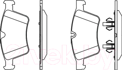 

Тормозные колодки Bosch, 0986494427