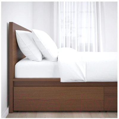 Двуспальная кровать Ikea Мальм 592.108.93