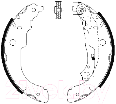 

Тормозные колодки Bosch, 0986487721