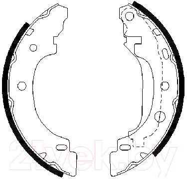 

Тормозные колодки Bosch, 0986487570