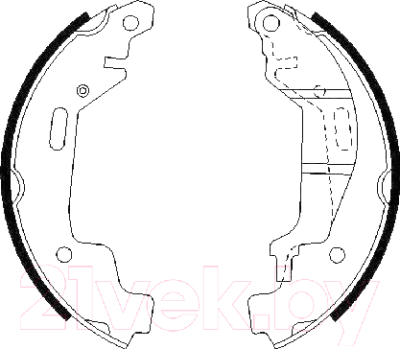 

Тормозные колодки Bosch, 0986487576