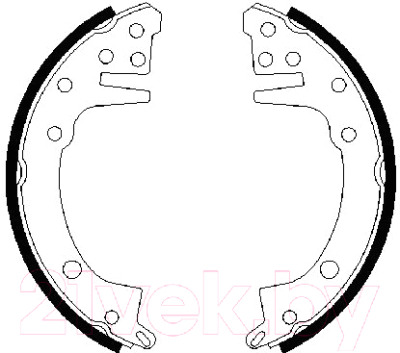 

Тормозные колодки Bosch, 0986487581