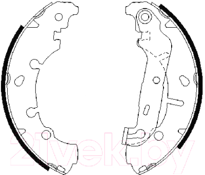 

Тормозные колодки Bosch, 0986487599