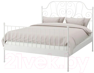 Двуспальная кровать Ikea Лейрвик 492.772.85