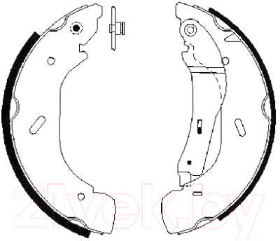 

Тормозные колодки Bosch, 0986487612