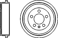 Тормозной барабан Bosch 0986477133 - 