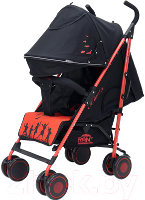 Детская прогулочная коляска Rant Atlanta / RA151 (черный/красный)