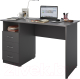 Письменный стол Domus СП003 11.003.01.02 / dms-sp003-162PE (серый) - 