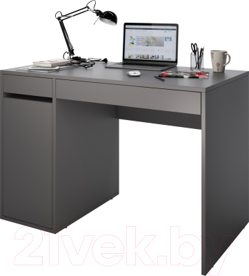 Письменный стол Domus СП004 11.004L.01.02 / dms-sp004L-162PE (левый, серый)