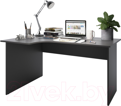 Письменный стол Domus СП009 11.009L.01.02 / dms-sp009L-162PE (левый, серый)