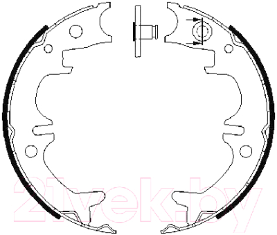 

Тормозные колодки Bosch, 0986487722