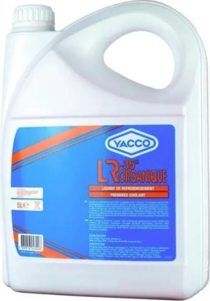 Антифриз Yacco LR Organique (5л, оранжевый)