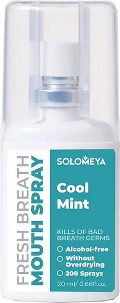 Спрей для полости рта Solomeya Fresh Breath Прохладная мята (20мл)