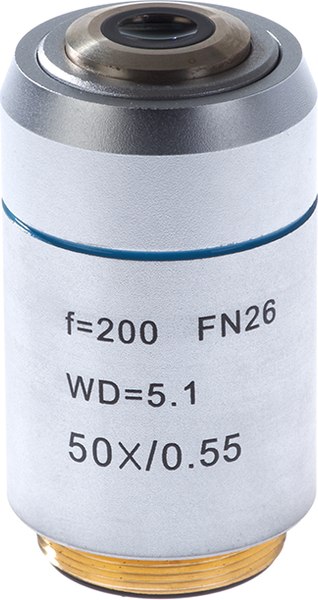 Объектив для микроскопа Микромед 50x/0.55 LMPlan беск/0 / 20847