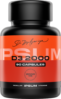 Витамин IPSUM Vitamin D3 2000 ME (90 капсул)