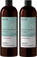 Шампунь для волос Ollin Professional Salon Beauty с экстрактом ламинарии (2x1л) - 