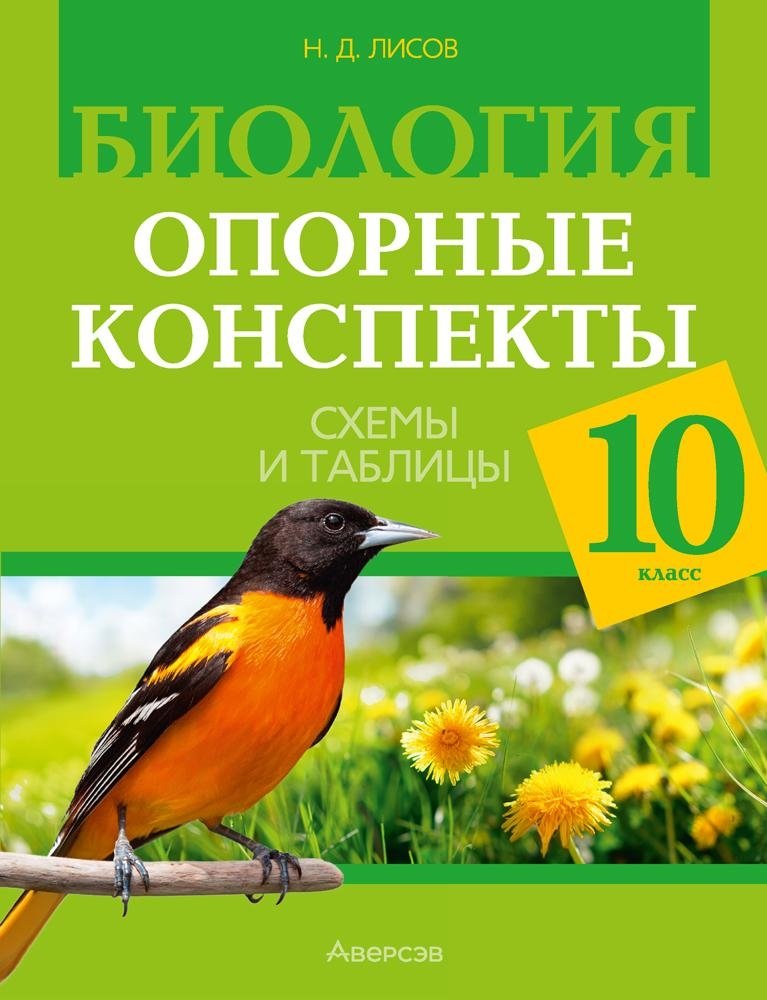 Учебное пособие Аверсэв Биология. 10 класс. 2024 мягкая обложка (Лисов Николай)