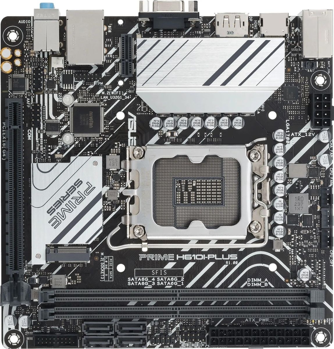 Материнская плата Asus Prime H610I-PLUS-CSM — фото 3