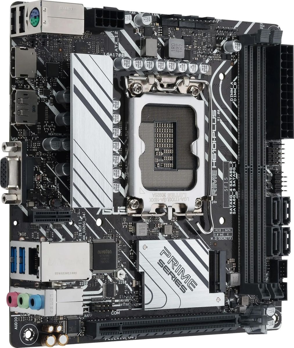 Материнская плата Asus Prime H610I-PLUS-CSM — фото 2