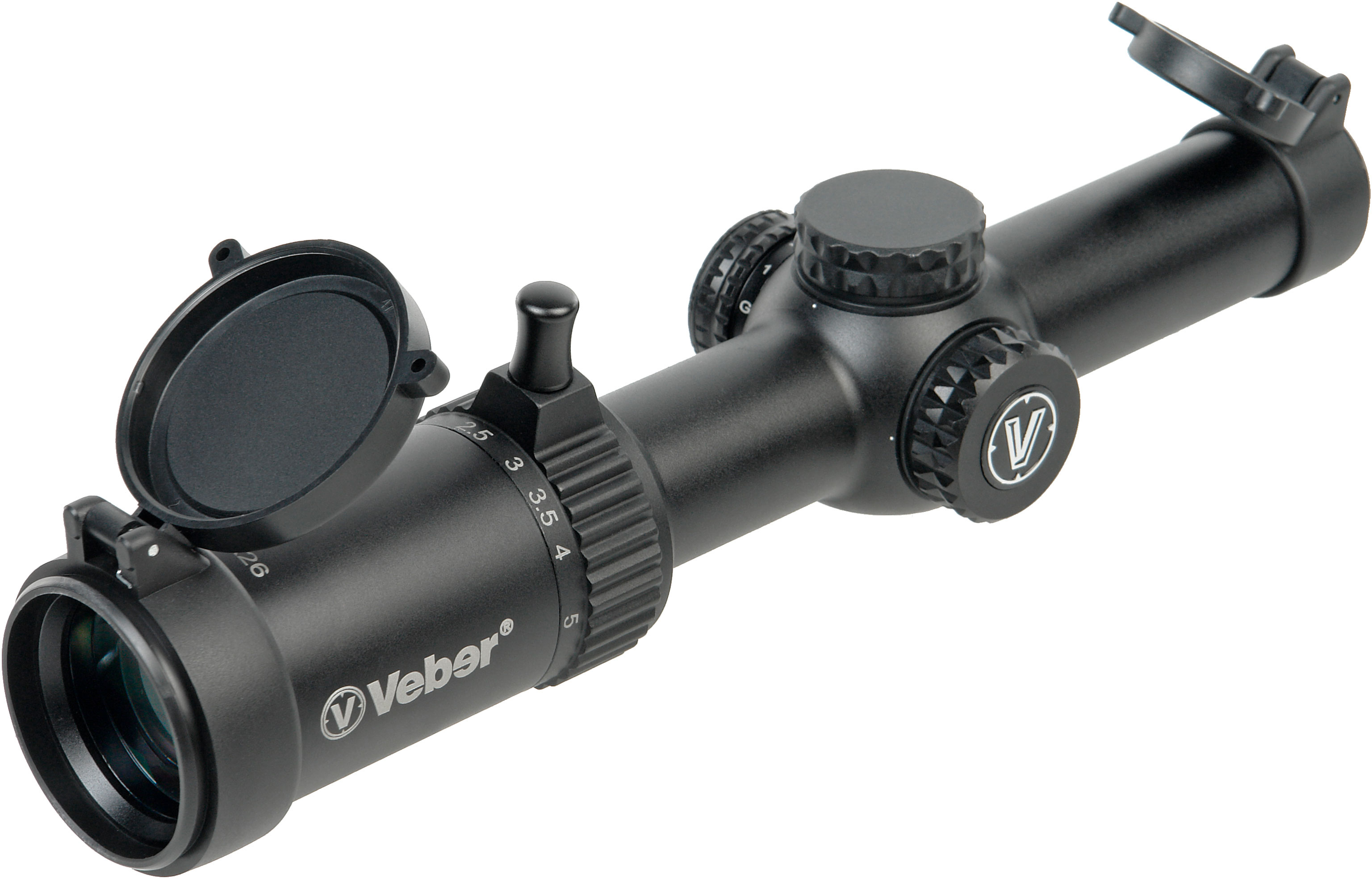 Оптический прицел Veber Wolf 1.25-5x26 IR H08 / 30645