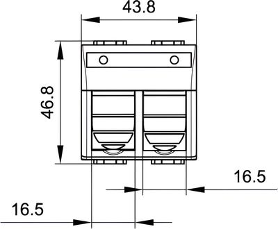 Розетка DKC Brava RJ45 / 76656B (белый)