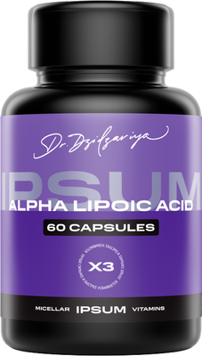 Пищевая добавка IPSUM Alpha Lipoic (60 капсул)