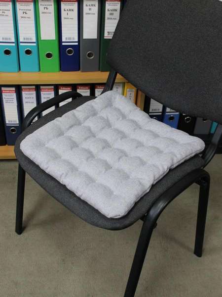 Подушка на стул MATEX Ecology Seat / 25-924 (светло-серый) — фото 2