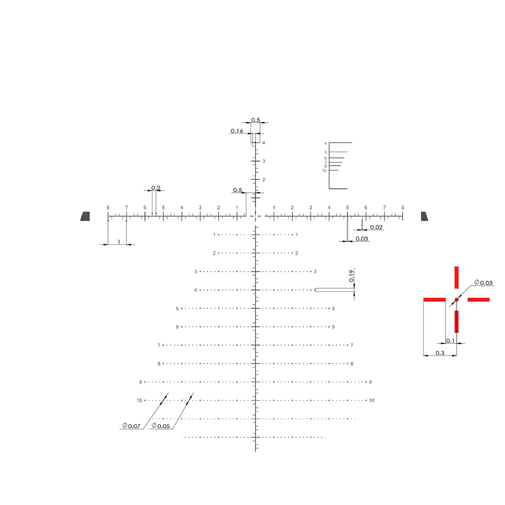 Оптический прицел Mewlite 5-30x56 FFP 34мм IR / 61004