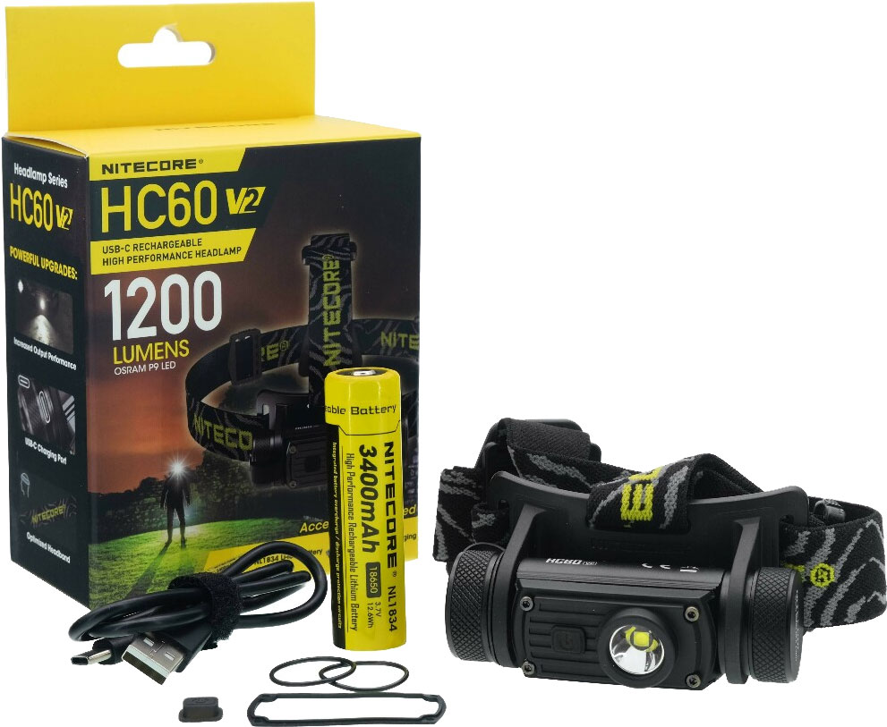 Фонарь Nitecore HC60 V2